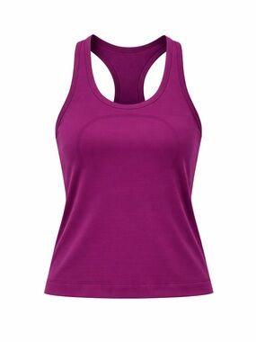 Lululemon EUC Swiftly Tech Racerback Tank Top – Vivid Plum Size 10 - Waist line